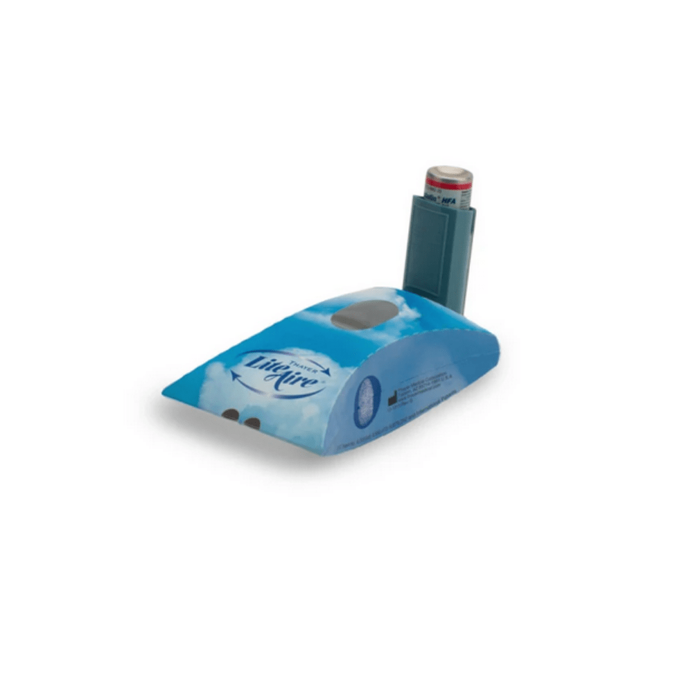 LiteAire® Collapsible MDI Holding Chamber, Dual Valve - VALVE LITEAIRE 2 MDI HOLD CHAM COLLAPSIBLE DISPENS 25EA/CA