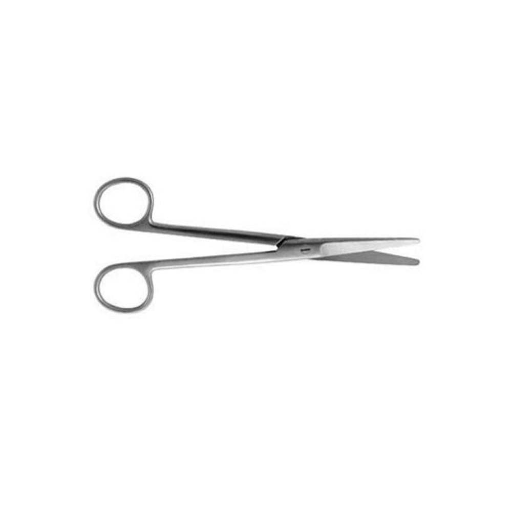 Mayo Scissors, Straight, Floor Quality, L6-1/2" - Almedic Ltd